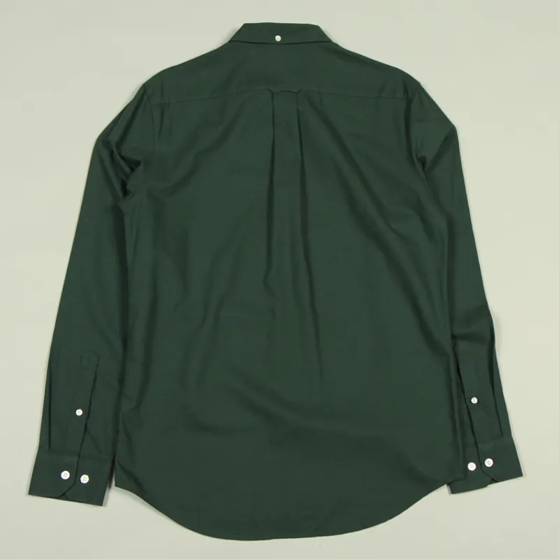 Farah Brewer LS Shirt - Farah Forest Green-2